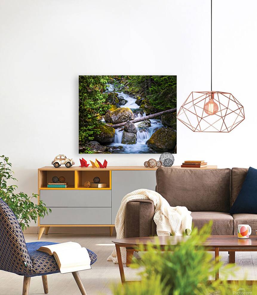 Forest Stream 4183b Reproduction