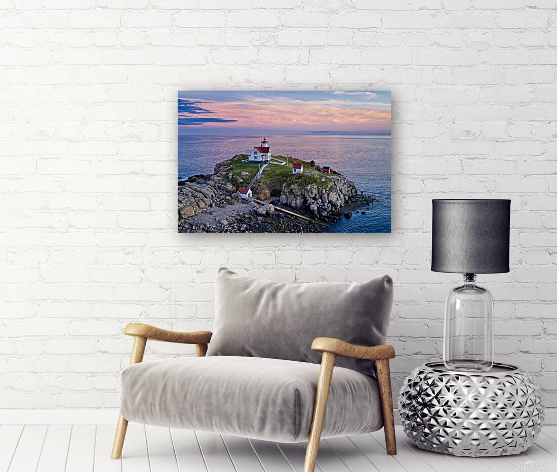 Setting Sun at Cape Neddick Reproduction