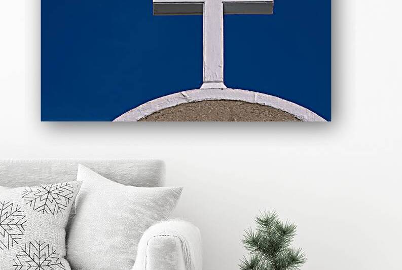 San Francisco Mission Taos Cross by Jerry Fornarotto