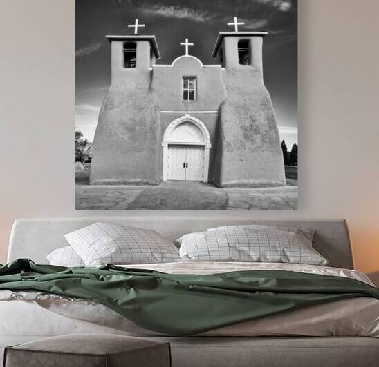 San Francisco de Asis Taos B W by Jerry Fornarotto