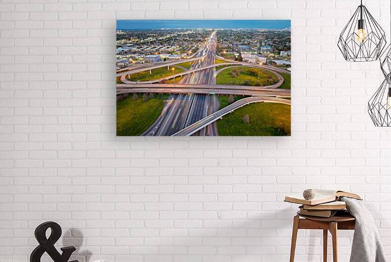 Looking down the I-10 by Jerry Fornarotto