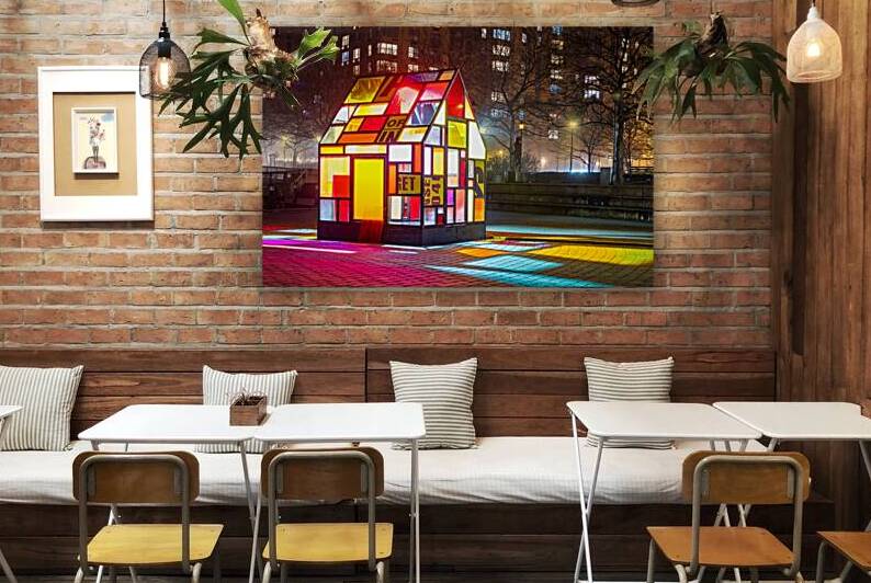 Frank Fruin Stain Glass House in Hoboken New Jersey by Jerry Fornarotto