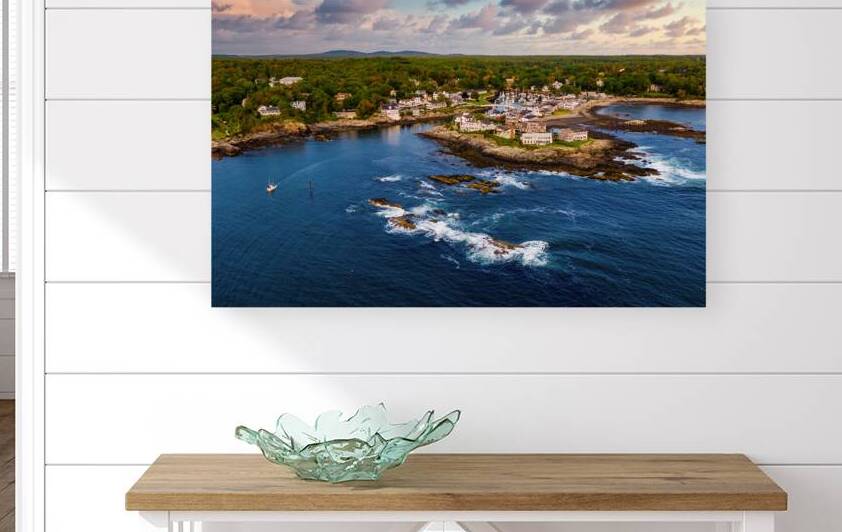 Looking into Perkins Cove by Jerry Fornarotto