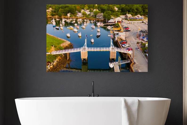 Aerial Photo of Perkins Cove 1 by Jerry Fornarotto