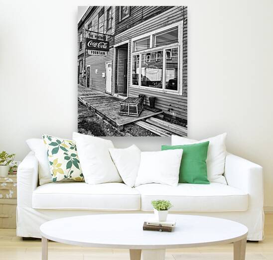 The Porthole Portland Maine B W by Jerry Fornarotto