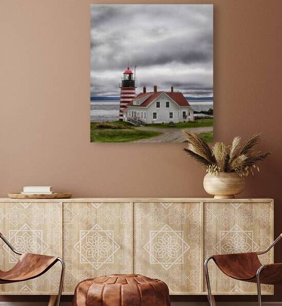 West Quoddy Lighthouse by Jerry Fornarotto