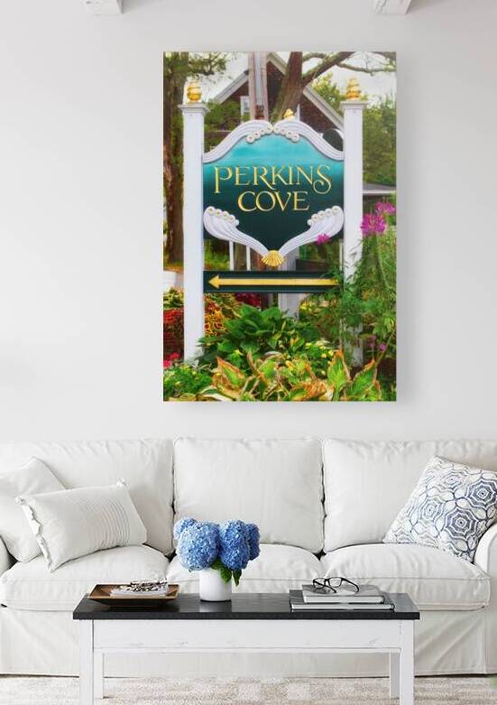 Perkins Cove Sign by Jerry Fornarotto