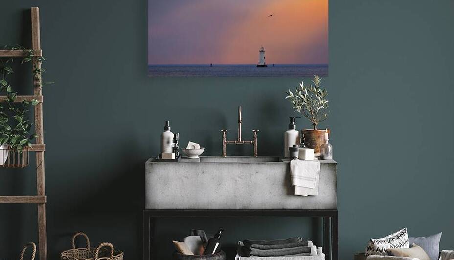 Great Beds Lighthouse by Jerry Fornarotto