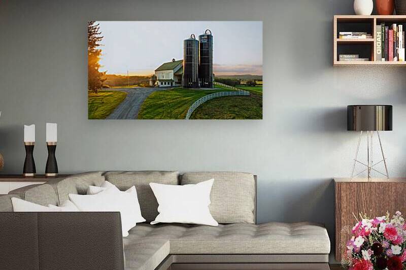 Sunset at Bellvale Farms by Jerry Fornarotto