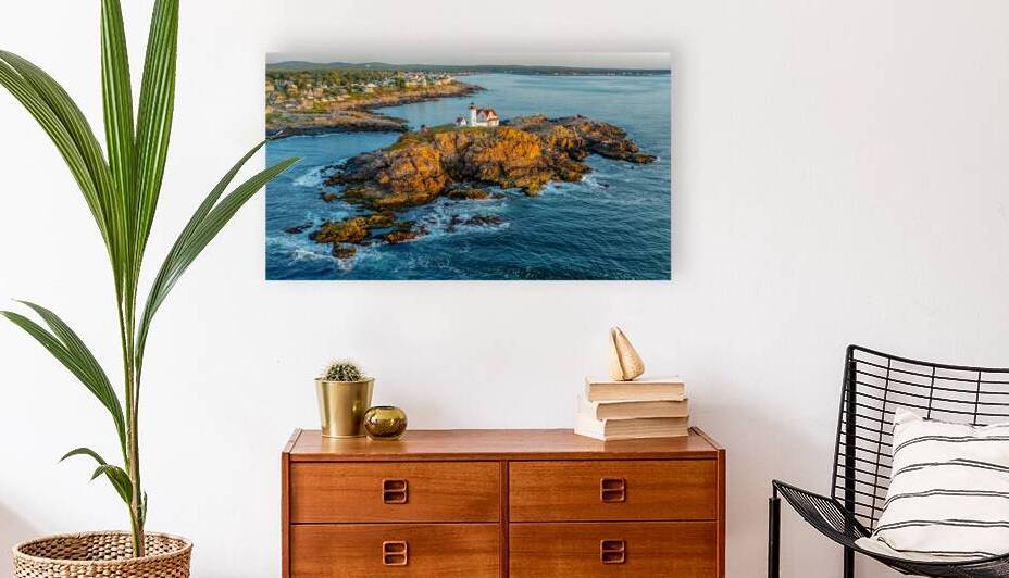 Nubble Lighthose and York by Jerry Fornarotto