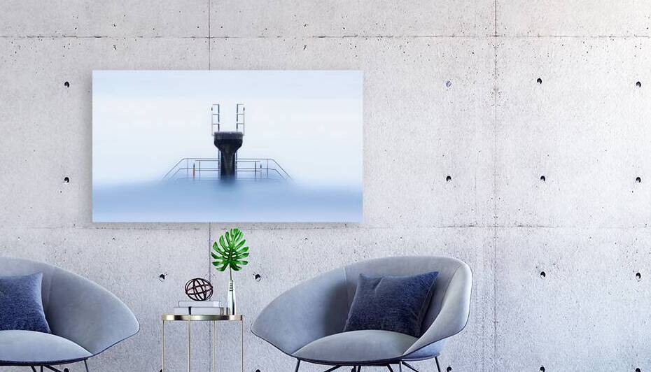 Diving Platform at St. Malo France by Jerry Fornarotto