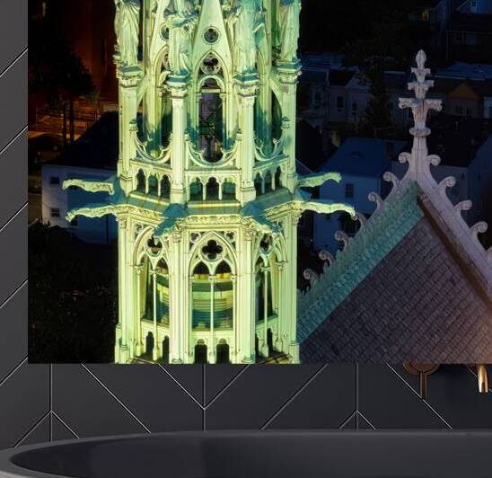 Basilica of the Sacred Heart Spire by Jerry Fornarotto