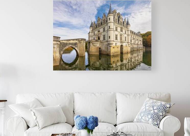 Chateau de Chenonceau Reflection by Jerry Fornarotto