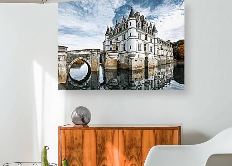 Chateau de Chenonceau Reflection by Jerry Fornarotto