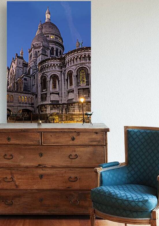 Sacre-Coeur Basilica at Dusk by Jerry Fornarotto