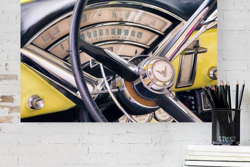 1955 Mercury Monterey Dashboard by Jerry Fornarotto