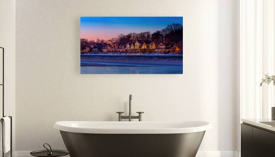 Boathouse Row Sunset 1 by Jerry Fornarotto