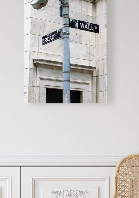 Wall Street and Broad Street by Jerry Fornarotto