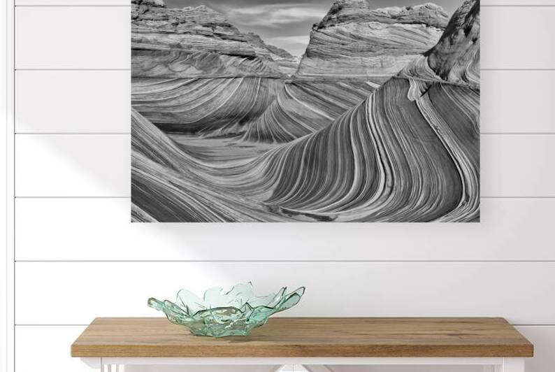 The Wave B W by Jerry Fornarotto