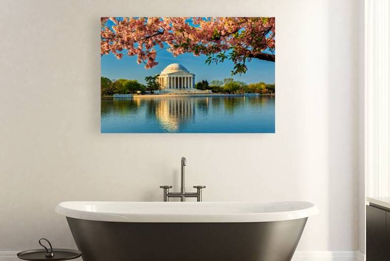Jefferson Memorial in Spring by Jerry Fornarotto