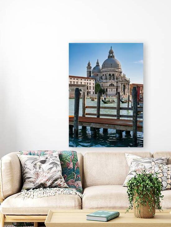 Venetian Canal with Basilica View by Jerry Fornarotto
