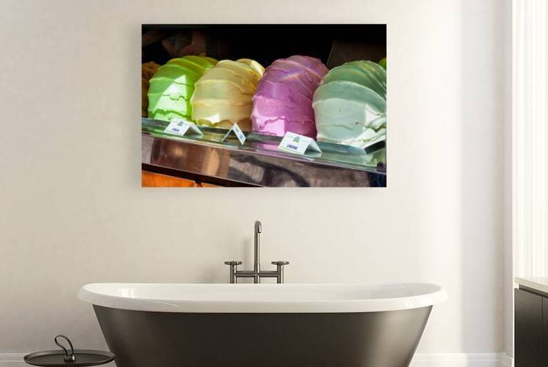 Colorful Gelato Display by Jerry Fornarotto