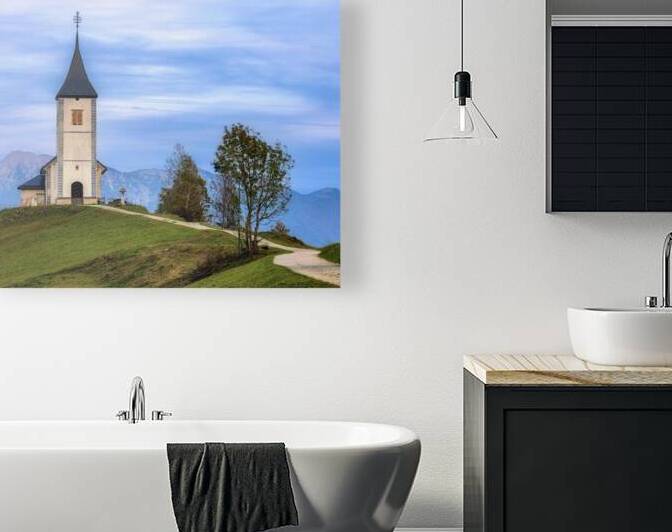 Saint Tomas Church on the Hilltop by Jerry Fornarotto