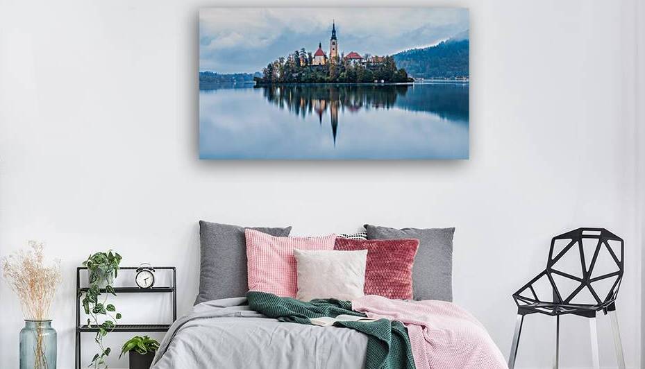 Floating Island Lake Bled by Jerry Fornarotto