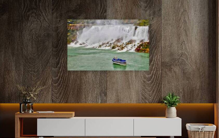 Maid of the Mist and American Falls by Jerry Fornarotto