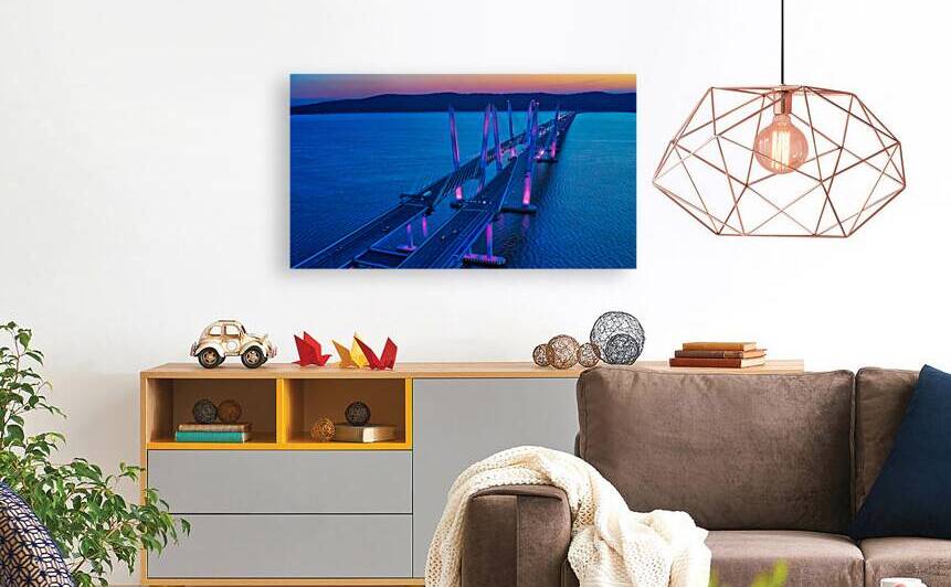 Aeril view of the Mario Cuomo Bridge by Jerry Fornarotto