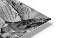 The Wave B W HD Metal print
