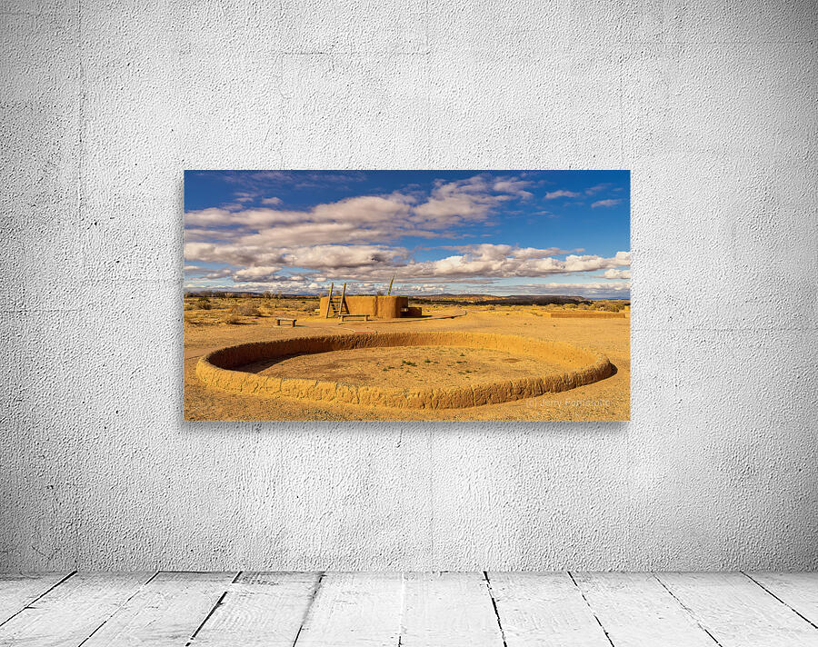 Painted Square Kiva Wall Preview