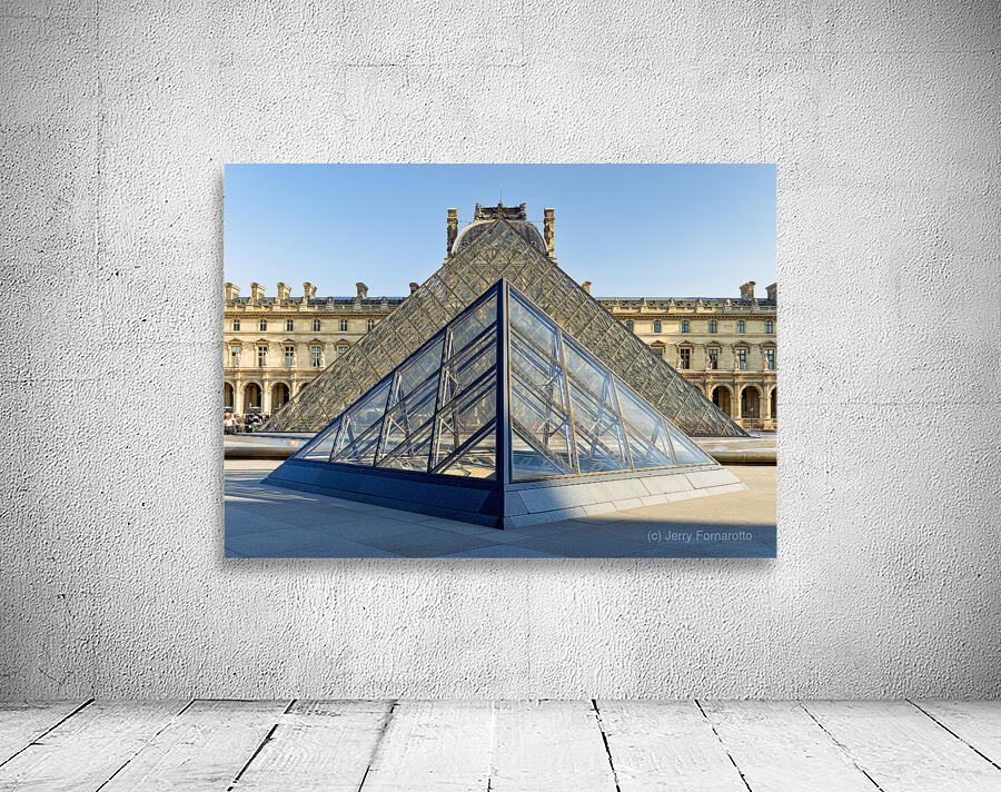 Louvre Double Pyramid Wall Preview
