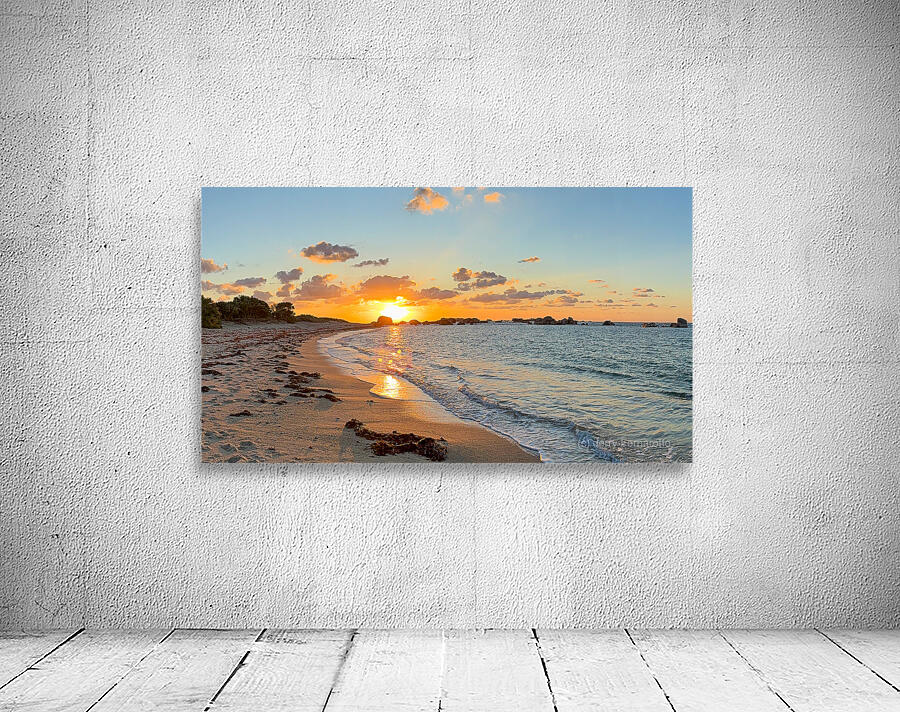Tranquil Beach at Sunset Wall Preview