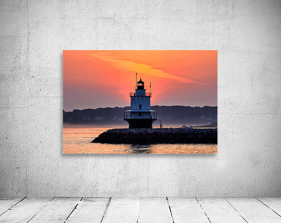 Spring Point Ledge Lighthouse at Sunset Wall Preview