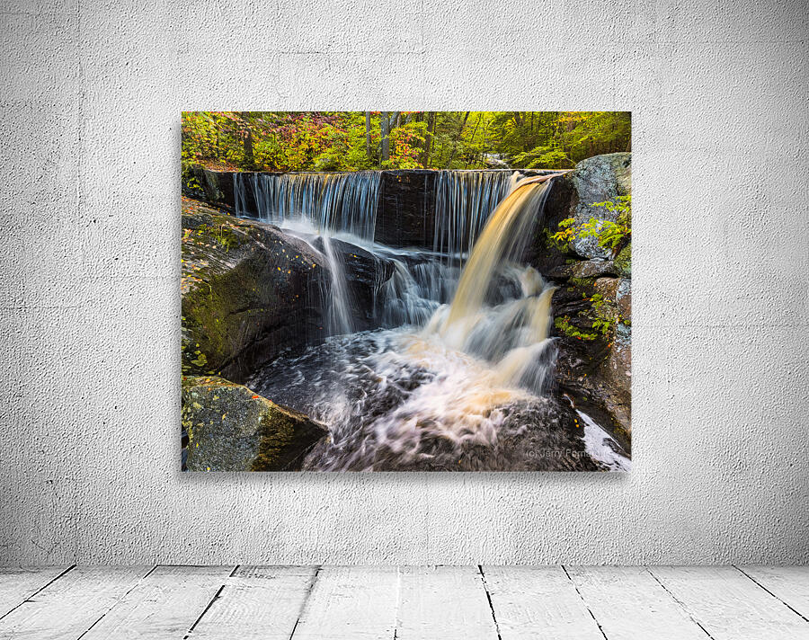 Serene Forest Waterfall Wall Preview