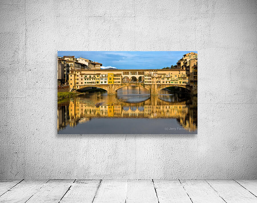 Sunset Over Ponte Vecchio Wall Preview