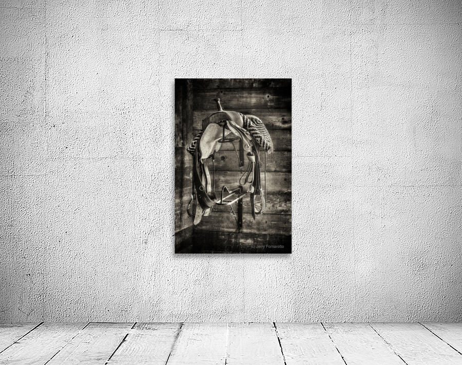 Saddle B W Wall Preview