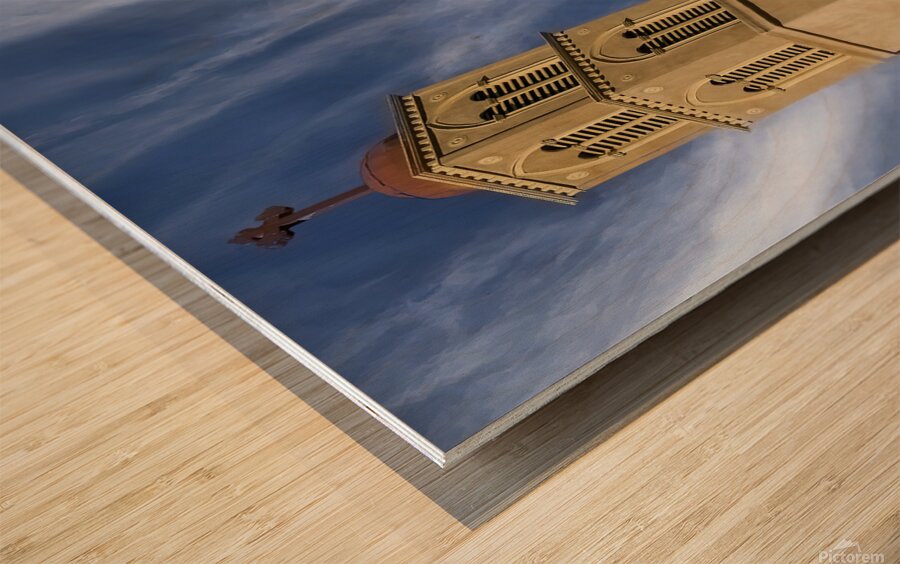 San Miguel Mission Wood print