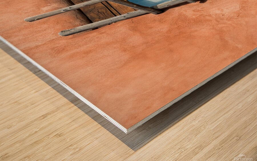 Adobe Ladder Wood print