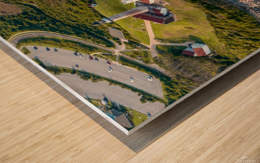 Montauk Lighthouse Park Wood print