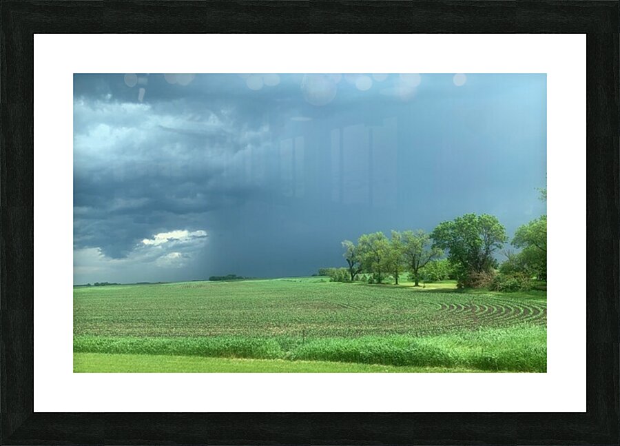 Storm rolling in  Picture Frame print