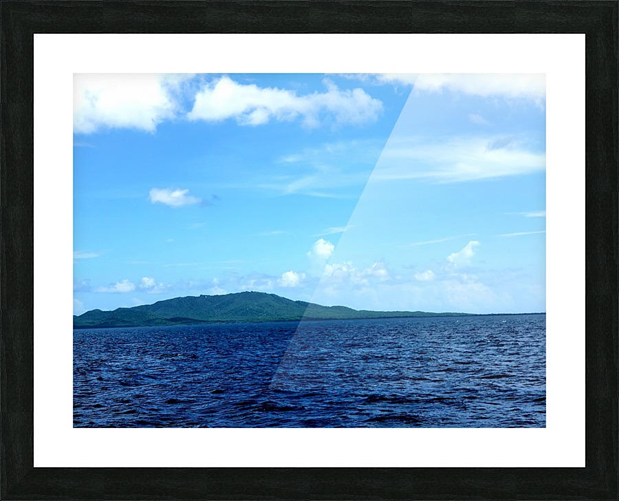 Volcano Picture Frame print