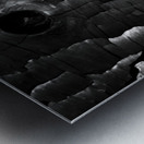 3650 Charred Wood Metal print