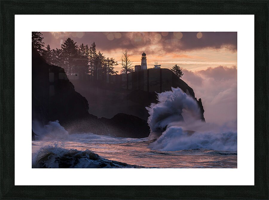 3196 Cape Disappointment Lighthouse Picture Frame print