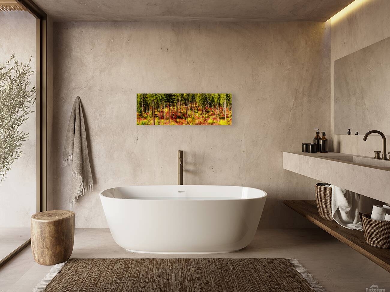 9395 Forest panorama Reproduction