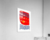 Red night moon Acrylic Print