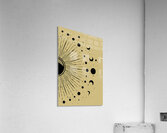 Moon phases wall art Acrylic Print