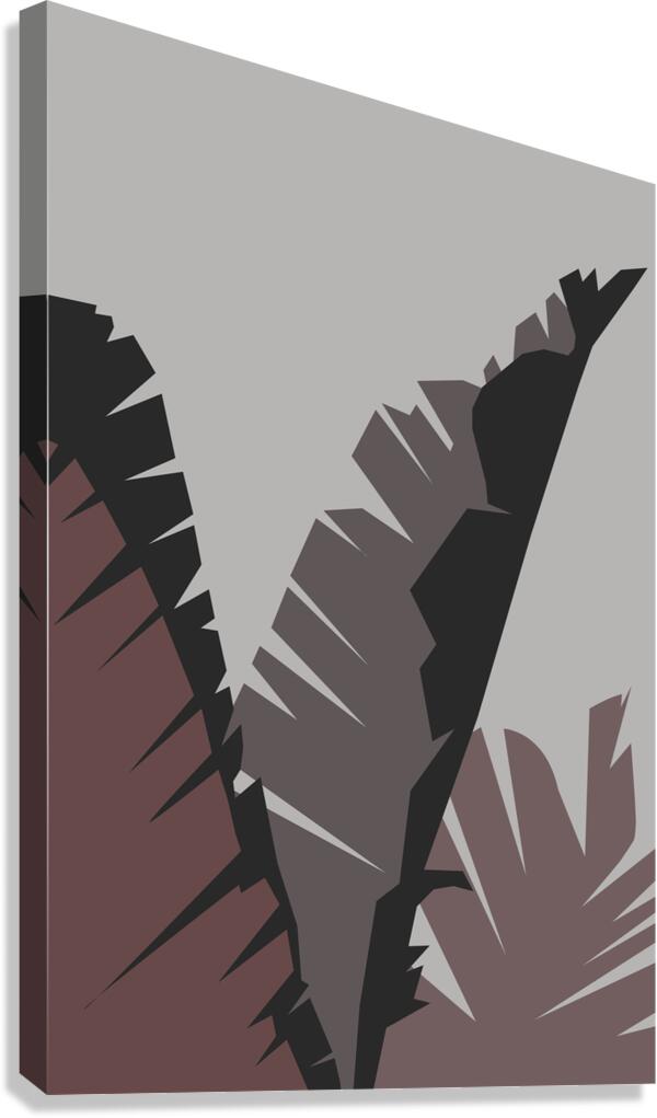Royal palm crown Canvas Print
