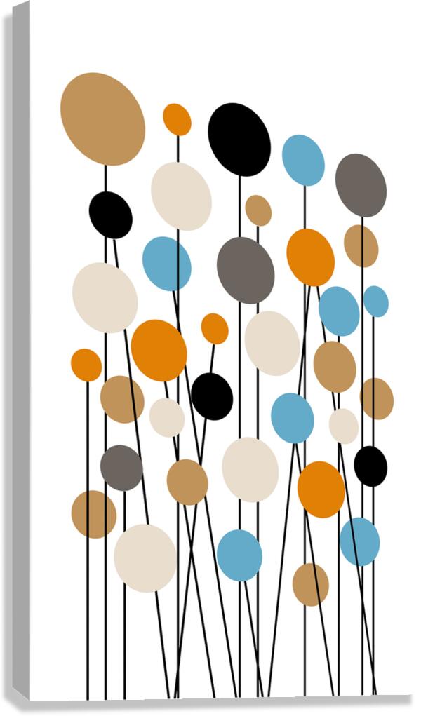 urban flowers Canvas Print